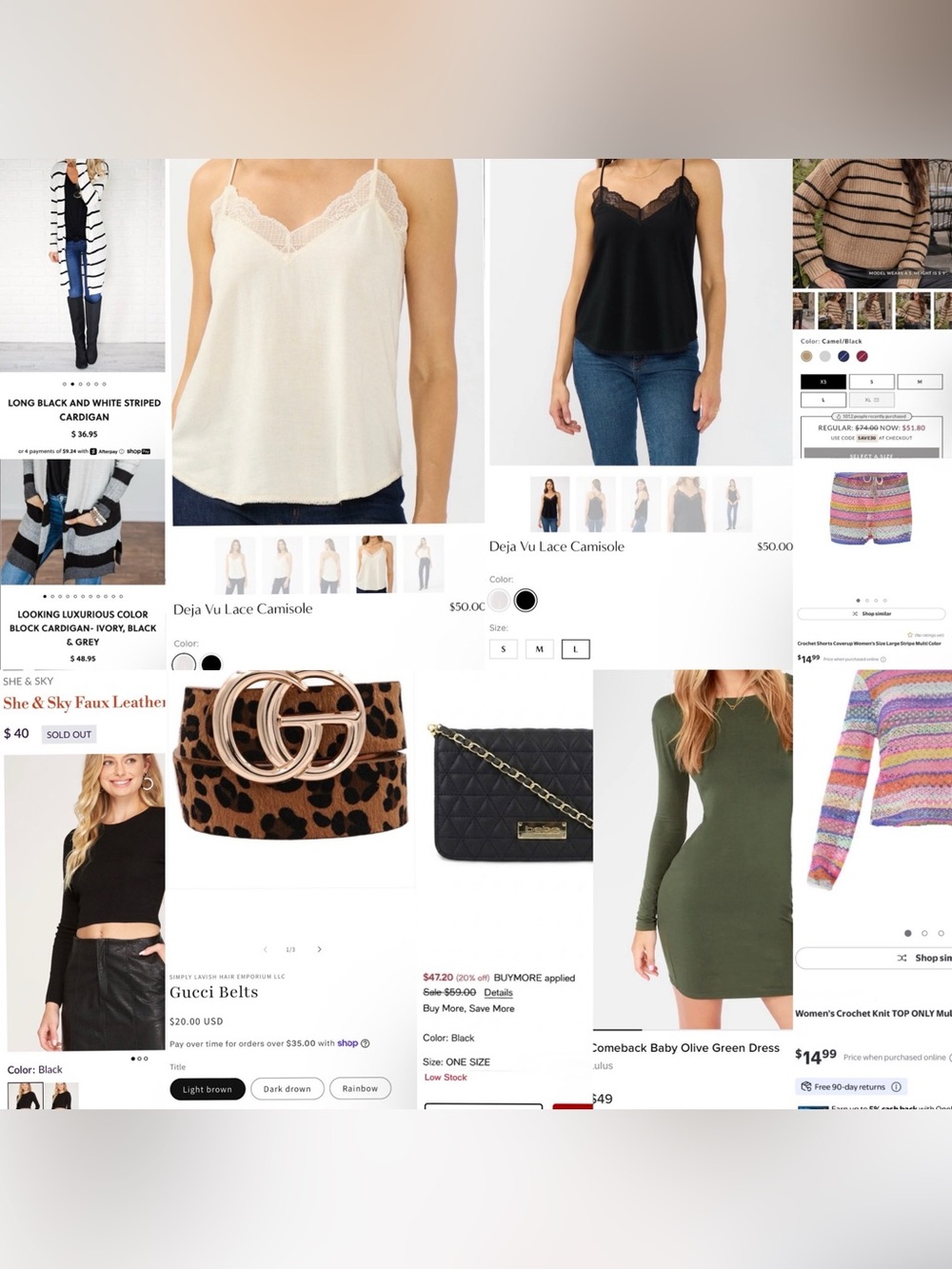 🤎 WOMEN’S SIZE LARGE CLOTHING & ACCESSORY BUNDLE — 12 PIECES 🤎 - Picture 3 of 16